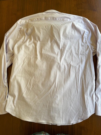 J.Crew Classic Fit Tech Dress Shirt in Light Purple-Size XL