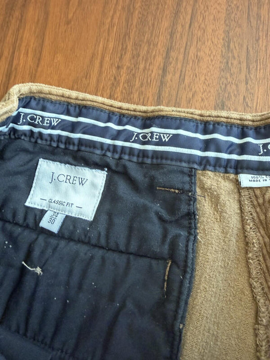 J.Crew Men's Classic Fit Courduroy Pants - Size 34x30