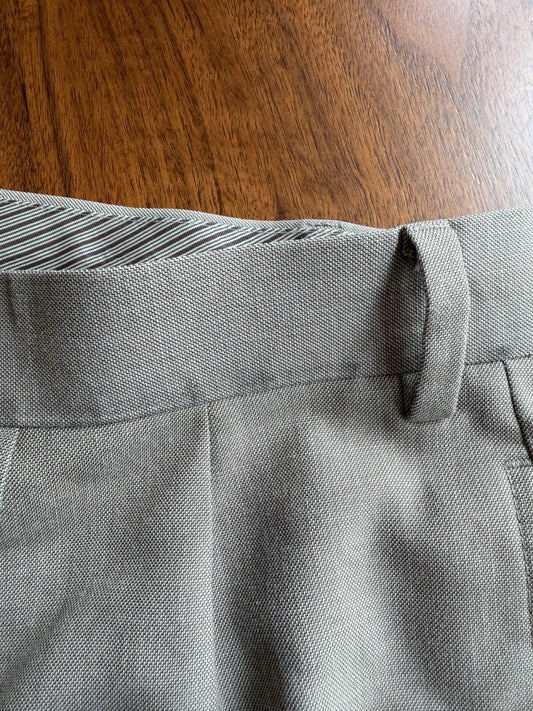 Lauren Ralph Lauren Men's Tan Pleated Cuffed Dress Pants - Size 36x30