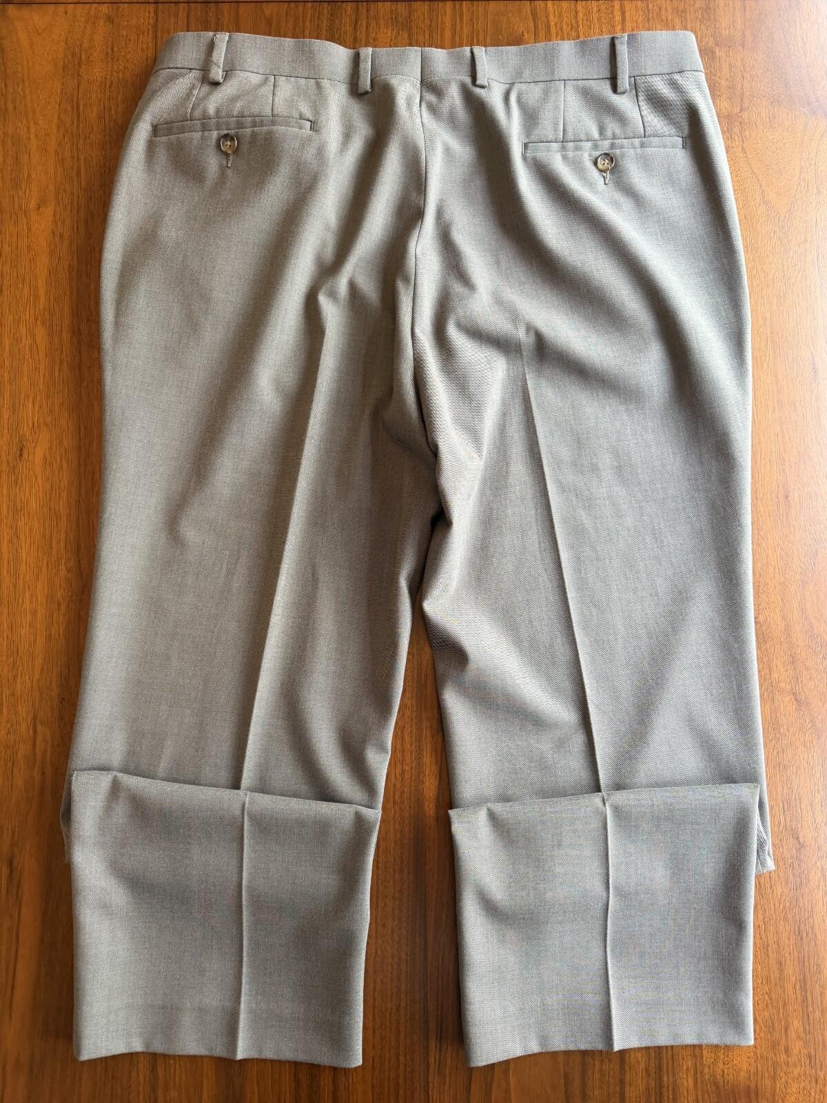 Ralph by Ralph Lauren Men's Light Brown Flat Front Dress Pants - Size 38x29