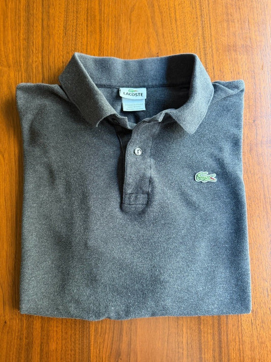 Lacoste Classic Polo Shirt in Dark Gray - Size XXL