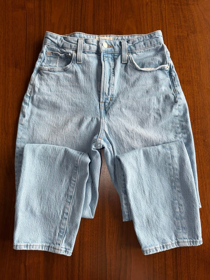 Madewell Women's Light Blue Denim Jeans - Size 27