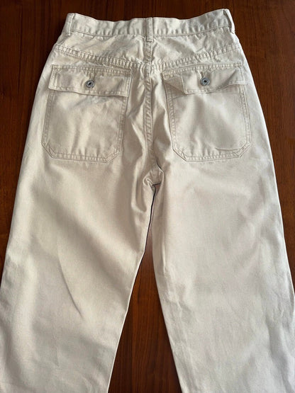 Vintage L.A. Blues Women's Tan Utility Trousers - Size 4