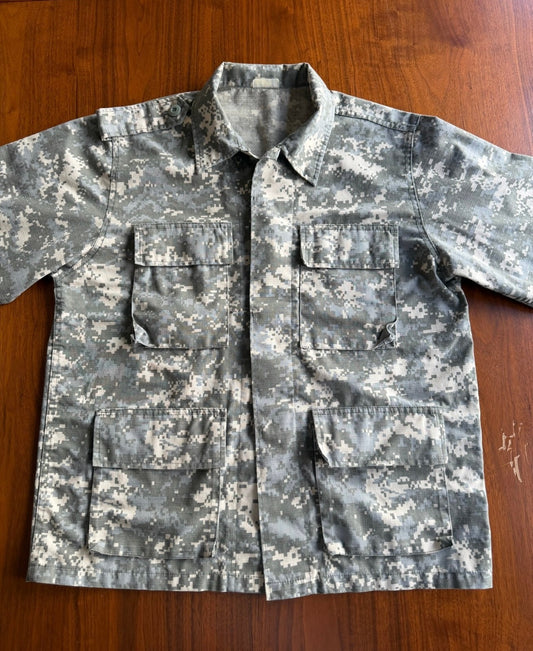 US Army ACU Battle Dress Uniform Coat Universal Digital Camo - Size L