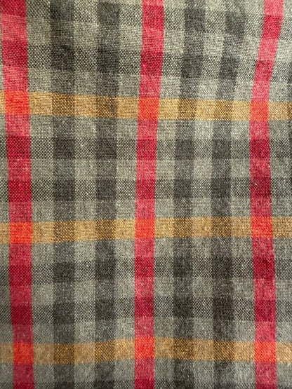 Jones New York Women's Olive & Red Plaid Cotton Pencil Skirt - Size 6