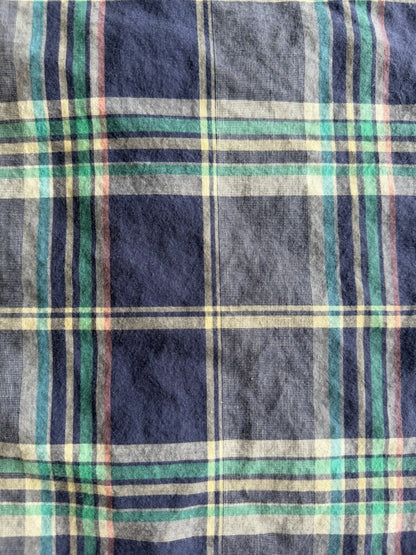 J.Crew Slim Fit Summer Purple Plaid Button-Down Shirt - Size M