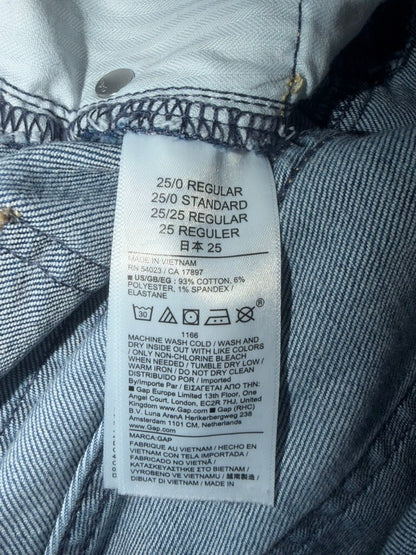 Vintage GAP Women's Slim Mid Rise Light Blue Jeans - Size 25R