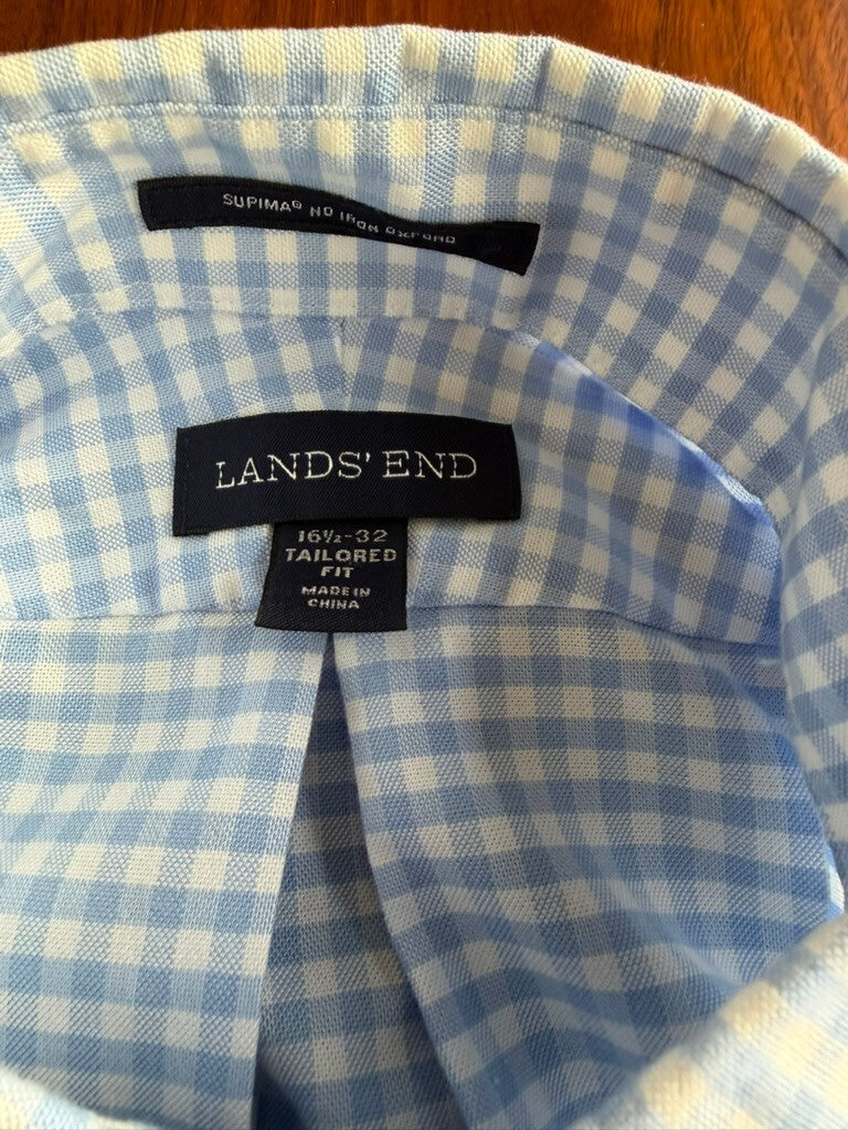Lands' End Tailored Fit Dress Shirt