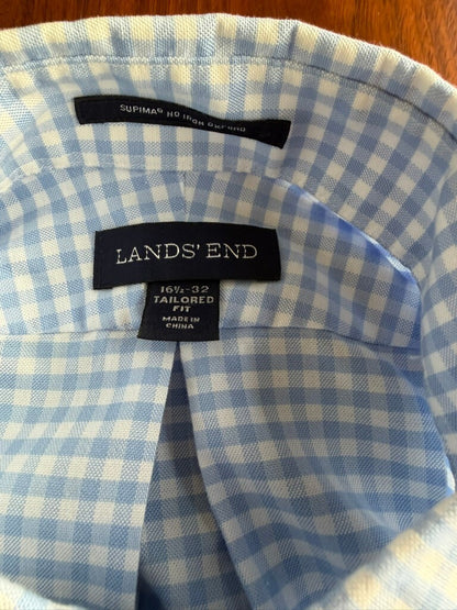Lands' End Tailored Fit Dress Shirt