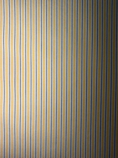 Brooks Brothers Men's Dress Shirt Yellow w/Blue Stripes - Size 17.5-32/33