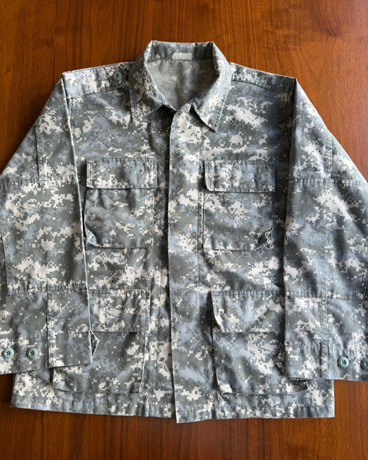 US Army ACU Battle Dress Uniform Coat Universal Digital Camo - Size L