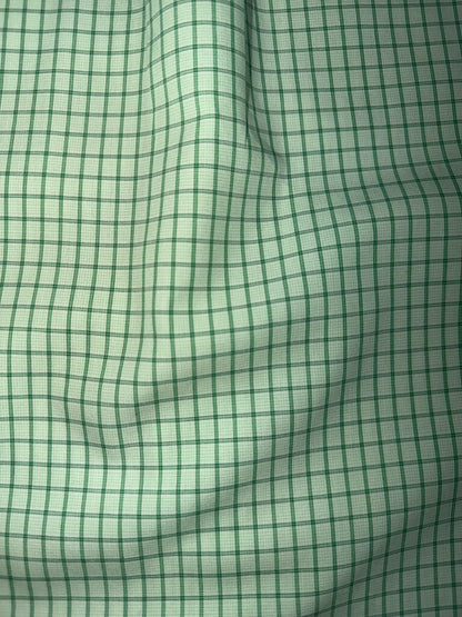 Brooks Brothers Traditional Fit Green Check Dress Shirt - Size 15.5-33