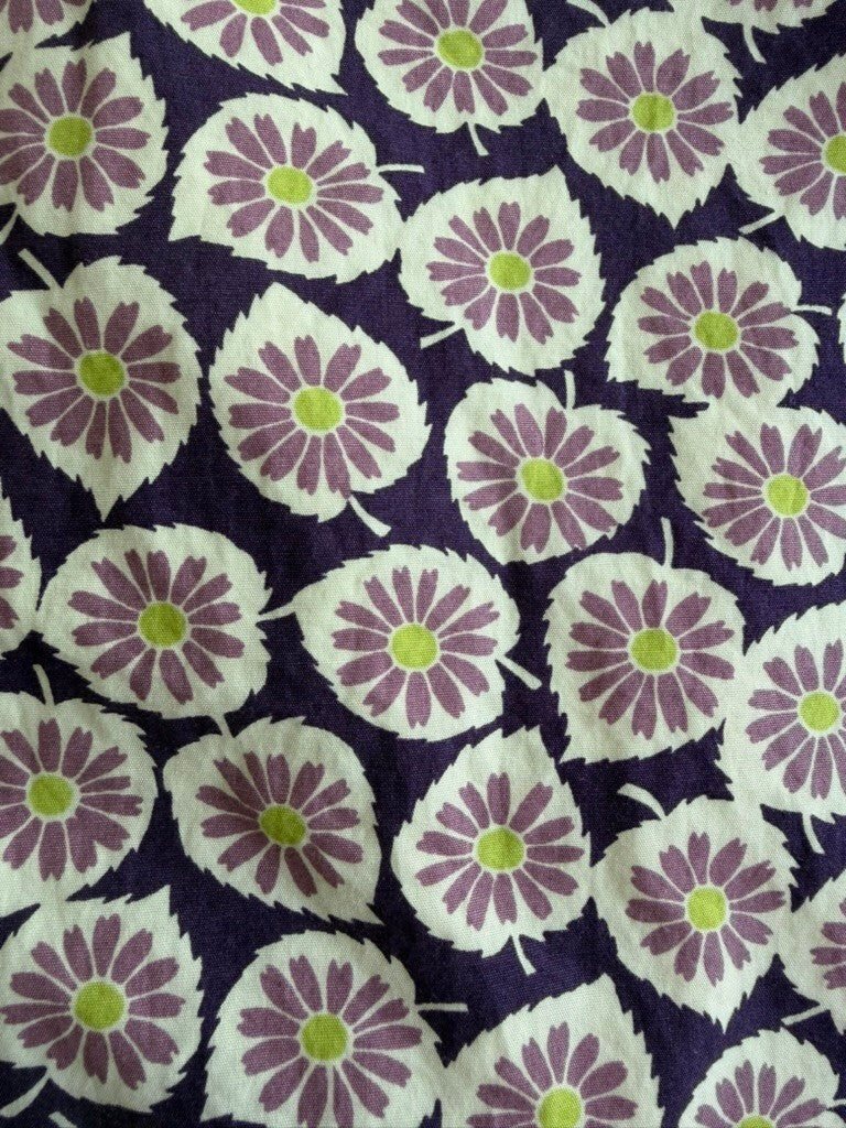 Boden Women's Floral Pattern Purple Skirt - Size 6