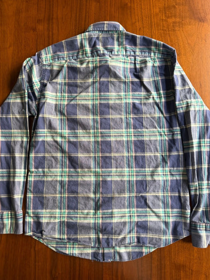 J.Crew Slim Fit Summer Purple Plaid Button-Down Shirt - Size M