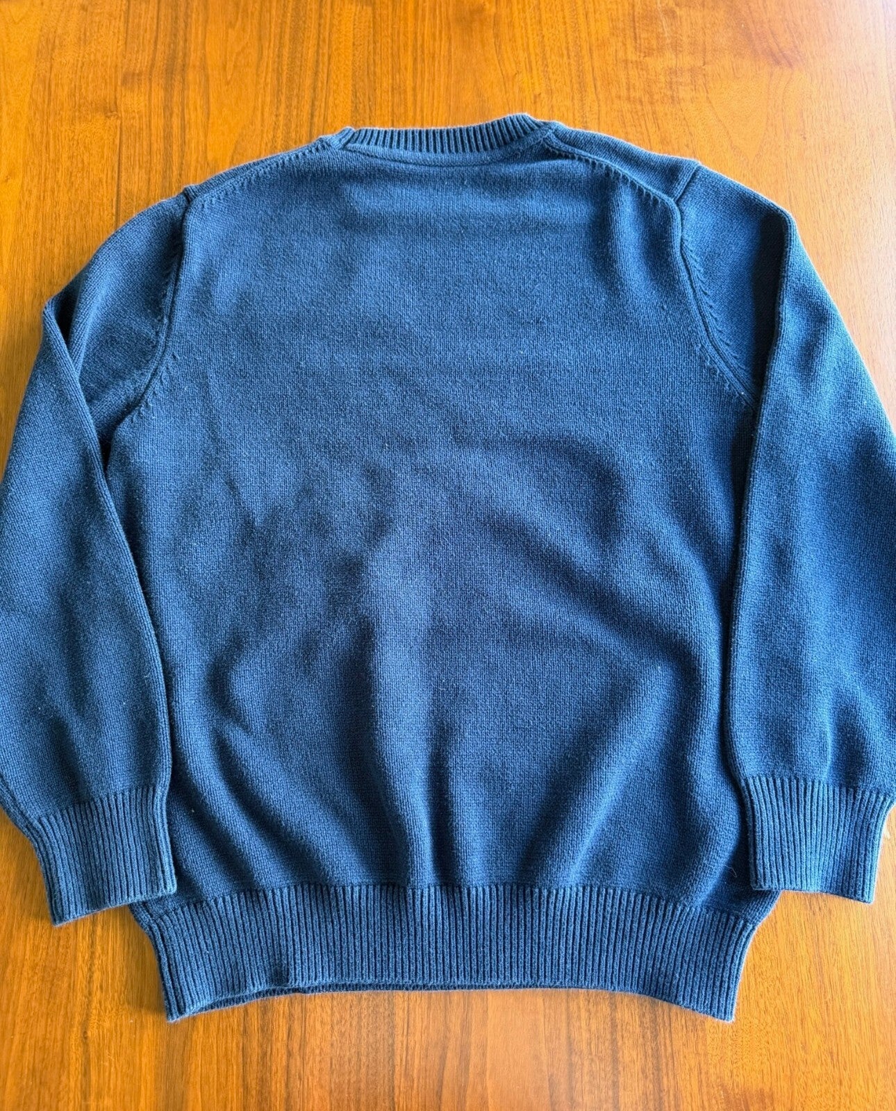 Vintage St. John's University School of Law Navy Crewneck Knit Sweater - Size L