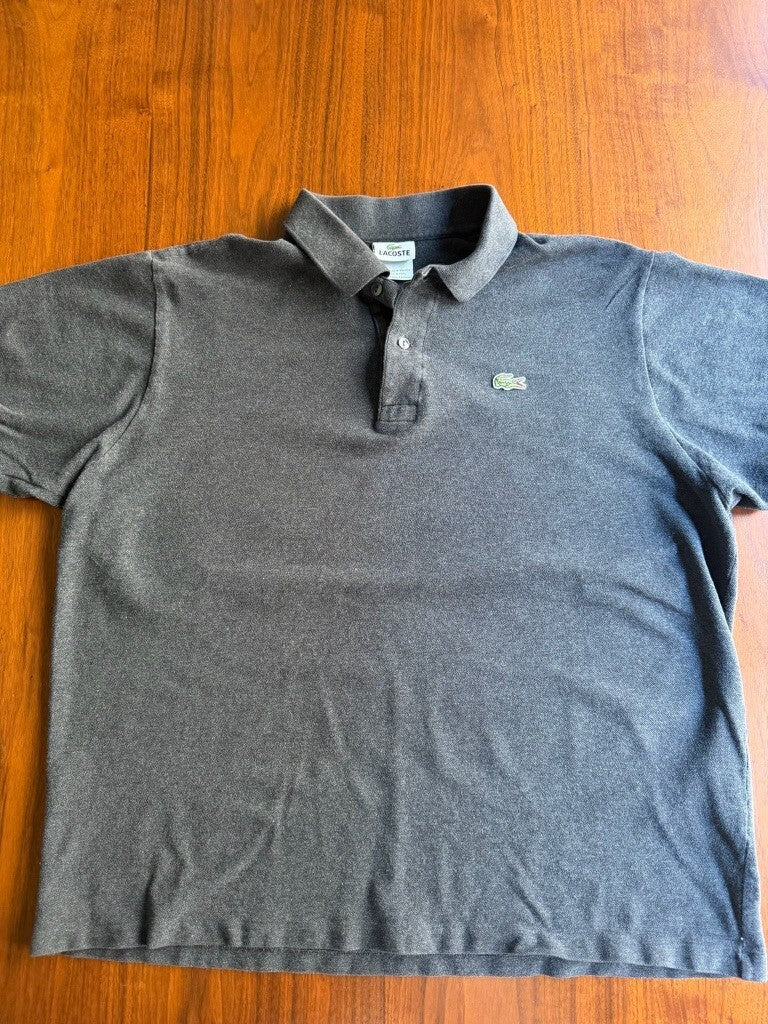Lacoste Classic Polo Shirt in Dark Gray - Size XXL