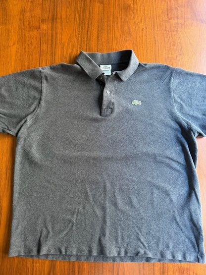 Lacoste Classic Polo Shirt in Dark Gray - Size XXL