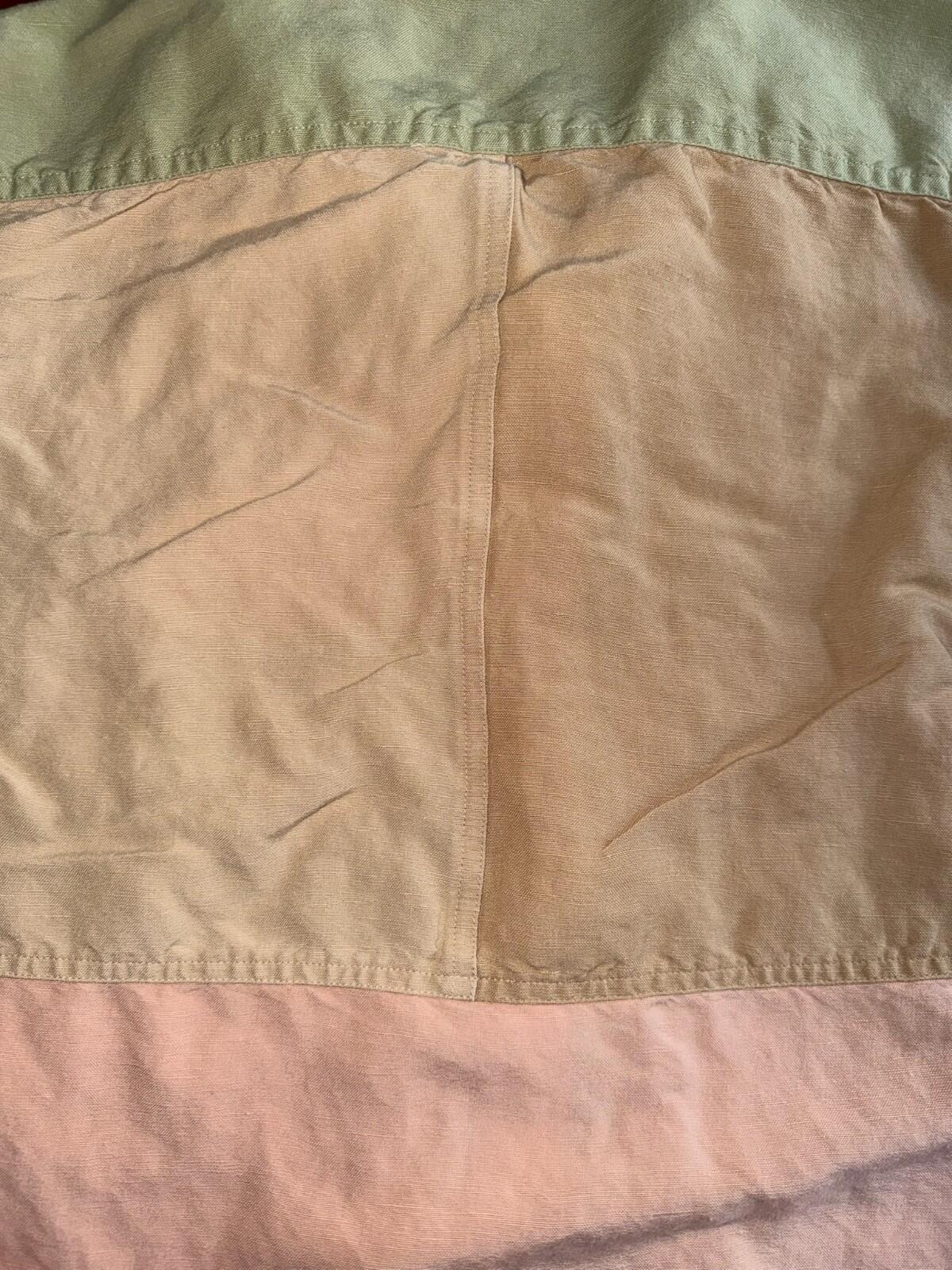 Hearts of Palm Women's Patchwork Linen Blend Jacket - Size 8