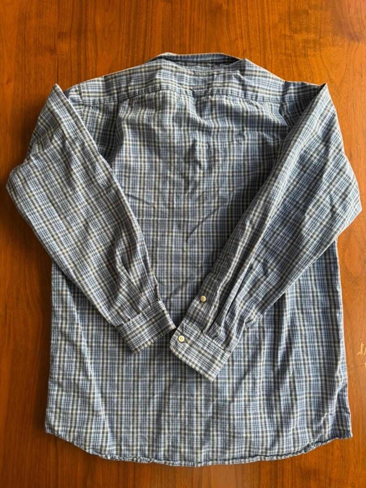 Polo Ralph Lauren Men's Lowell Blue Plaid Long Sleeve Button-Down - Size M