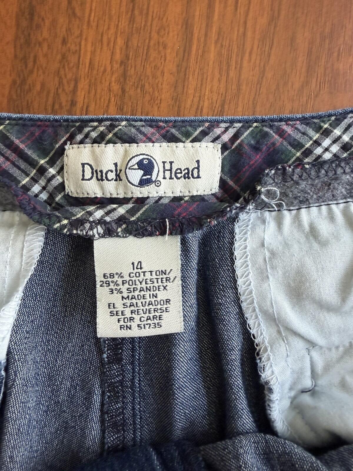 Duck Head Women's Dark Wash Jeans - Size 14