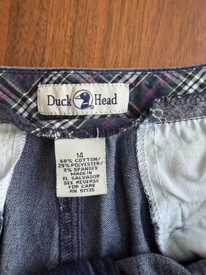 Duck Head Women's Dark Wash Jeans - Size 14