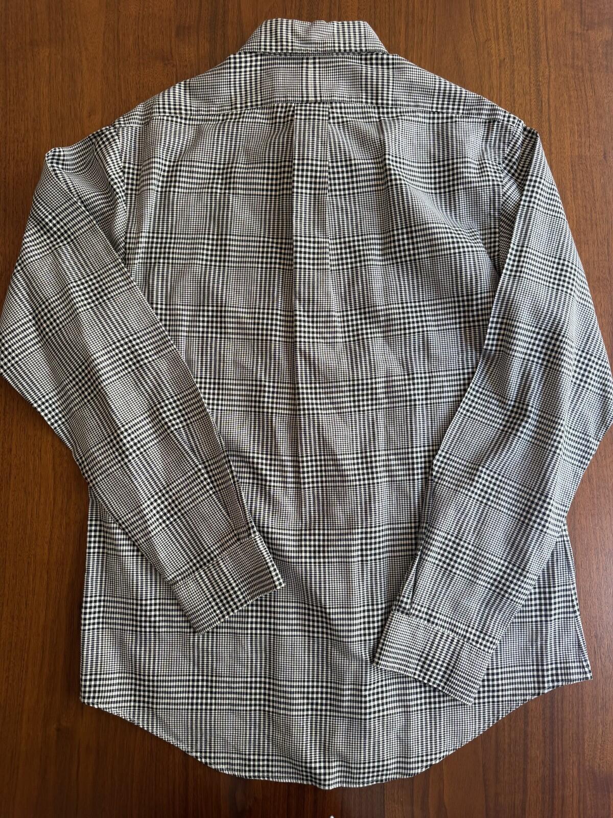 Ralph Lauren Men's Custom Fit Glen Plaid Button-Down - Size M