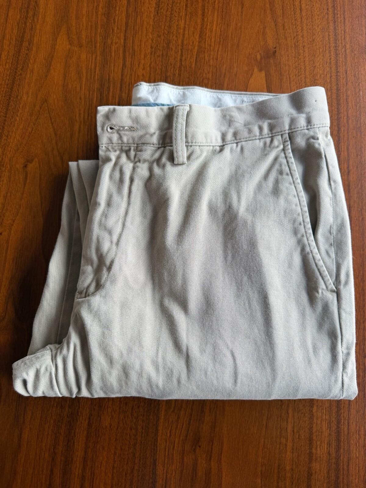 Polo Ralph Lauren Men's Classic Fit Chino Pants Tan Khaki - 33x32