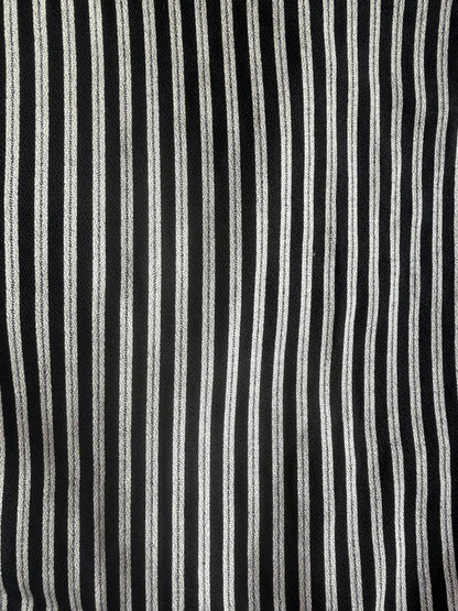 Vintage Breakin' Loose Women's Striped Zip-Up Cropped Jacket - Size 13/14
