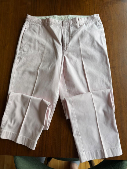 J.Crew Men's Light Pink Essential Chino Pants - Size 33x30