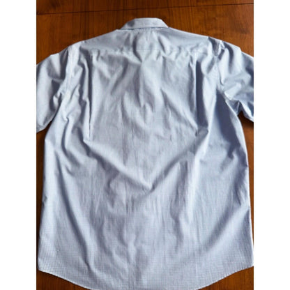 L.L. Bean Men's Wrinkle-Resistant Short-Sleeve Gingham Button-Down - Size Large