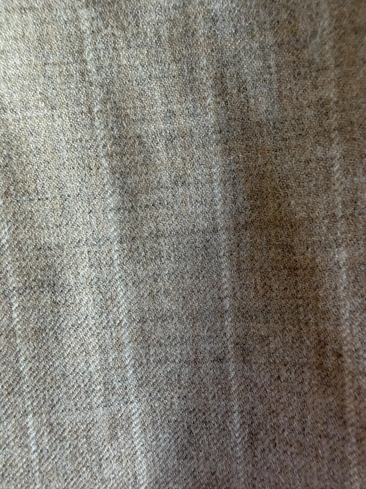Banana Republic Women's Wool Striped Straight Leg Tan Trousers - Size 2