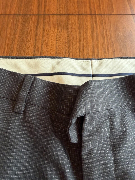 Ralph by Ralph Lauren Men's Windowpane Trousers - Size 34x30