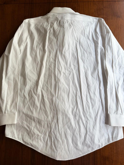 Brooks Brothers Makers White Spread Collar Dress Shirt 16-33