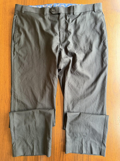 Lauren Ralph Lauren Men's Brown Flat Front Dress Pants - Size 38x30