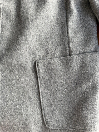 Vintage Russ Togs Grey Two-Button Blazer Jacket - Size 16 Made in USA
