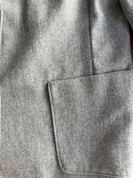 Vintage Russ Togs Grey Two-Button Blazer Jacket - Size 16 Made in USA