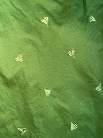 Liz Caliborne Women's Michaela Green Embroidered Sailboat Pants - Size 10