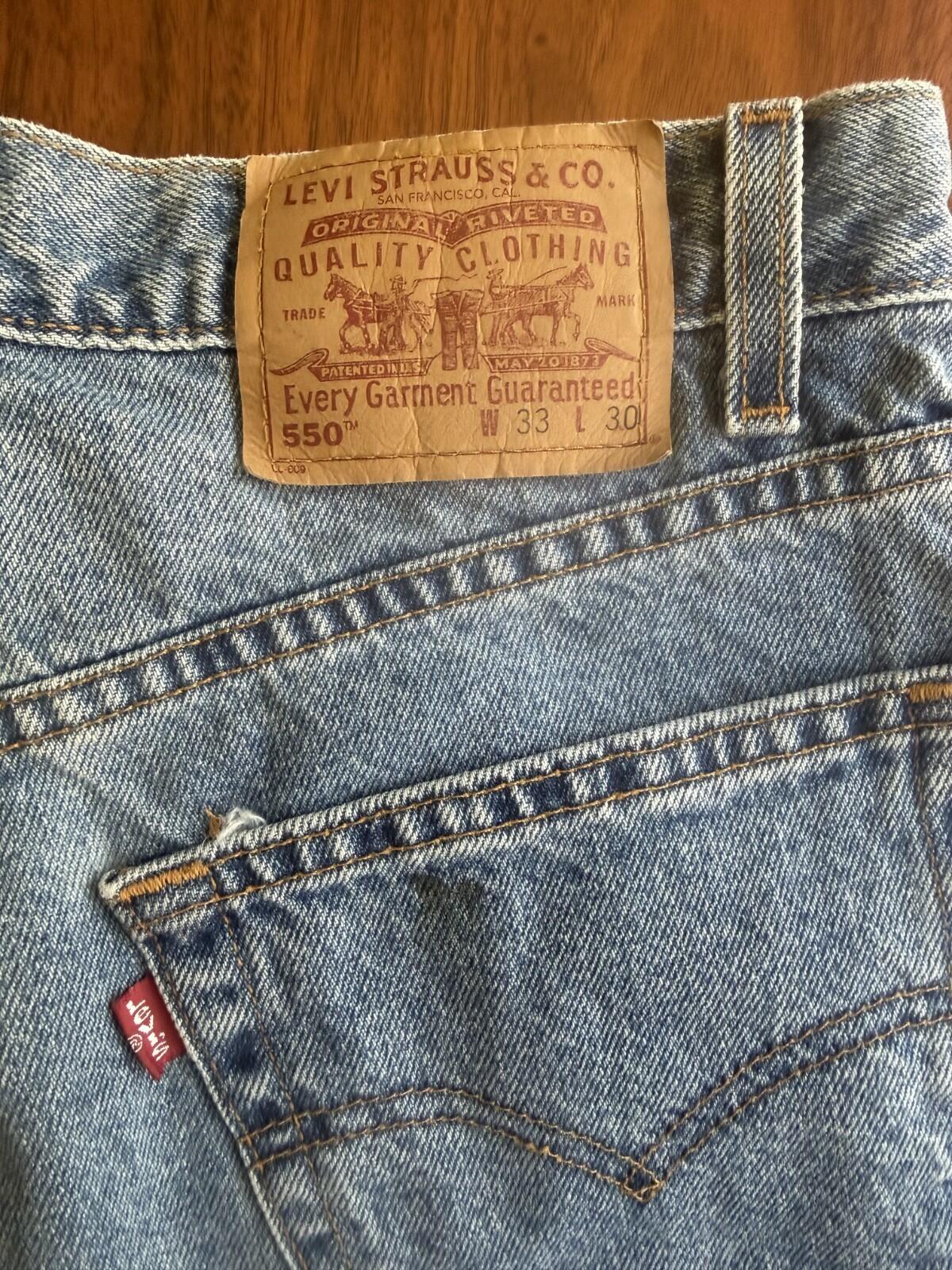 Vintage Levi's 550 Relaxed Fit Jeans - 33X30