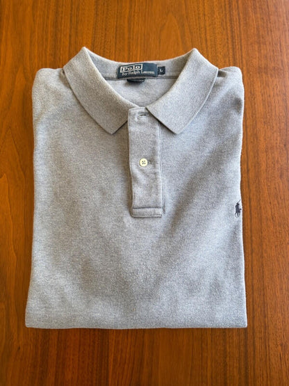 Polo Ralph Lauren Men's Classic Fit Short Sleeve Polo Shirt Grey - Size L