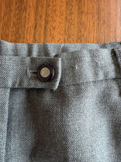 Vintage Pendleton Women's 100% Virgin Wool Pleated Trousers - Size 14