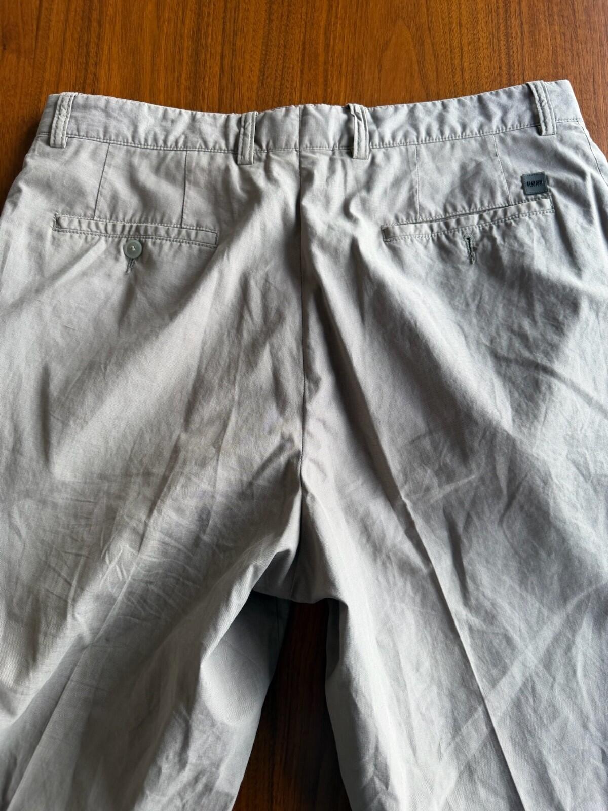 Hugo Boss Speaker Collection Flat Front Cotton Chino Pants - 34x32
