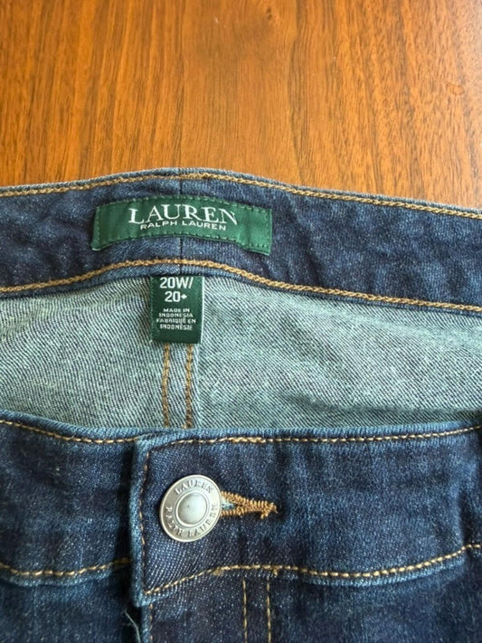 Lauren Ralph Lauren Women's Dark Wash Jeans - Size 20W