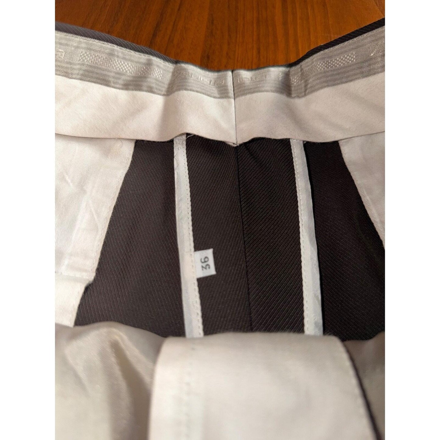 Zanella Men's Brown Pleated Dress Pants Size 36