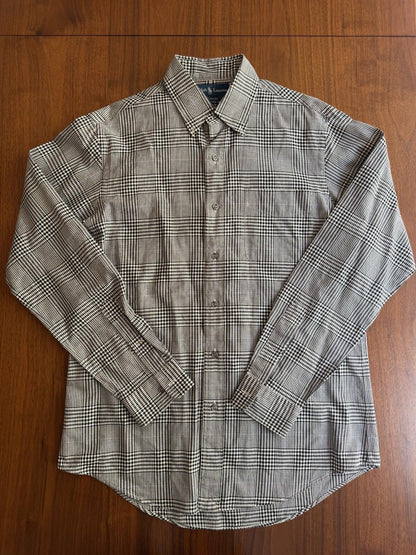 Ralph Lauren Men's Custom Fit Glen Plaid Button-Down - Size M