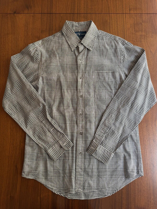 Ralph Lauren Men's Custom Fit Glen Plaid Button-Down - Size M