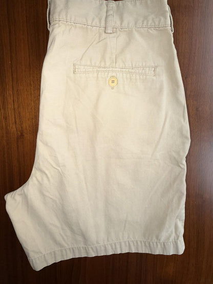 Lands' End Men's Khaki Chino Shorts - Size 32R