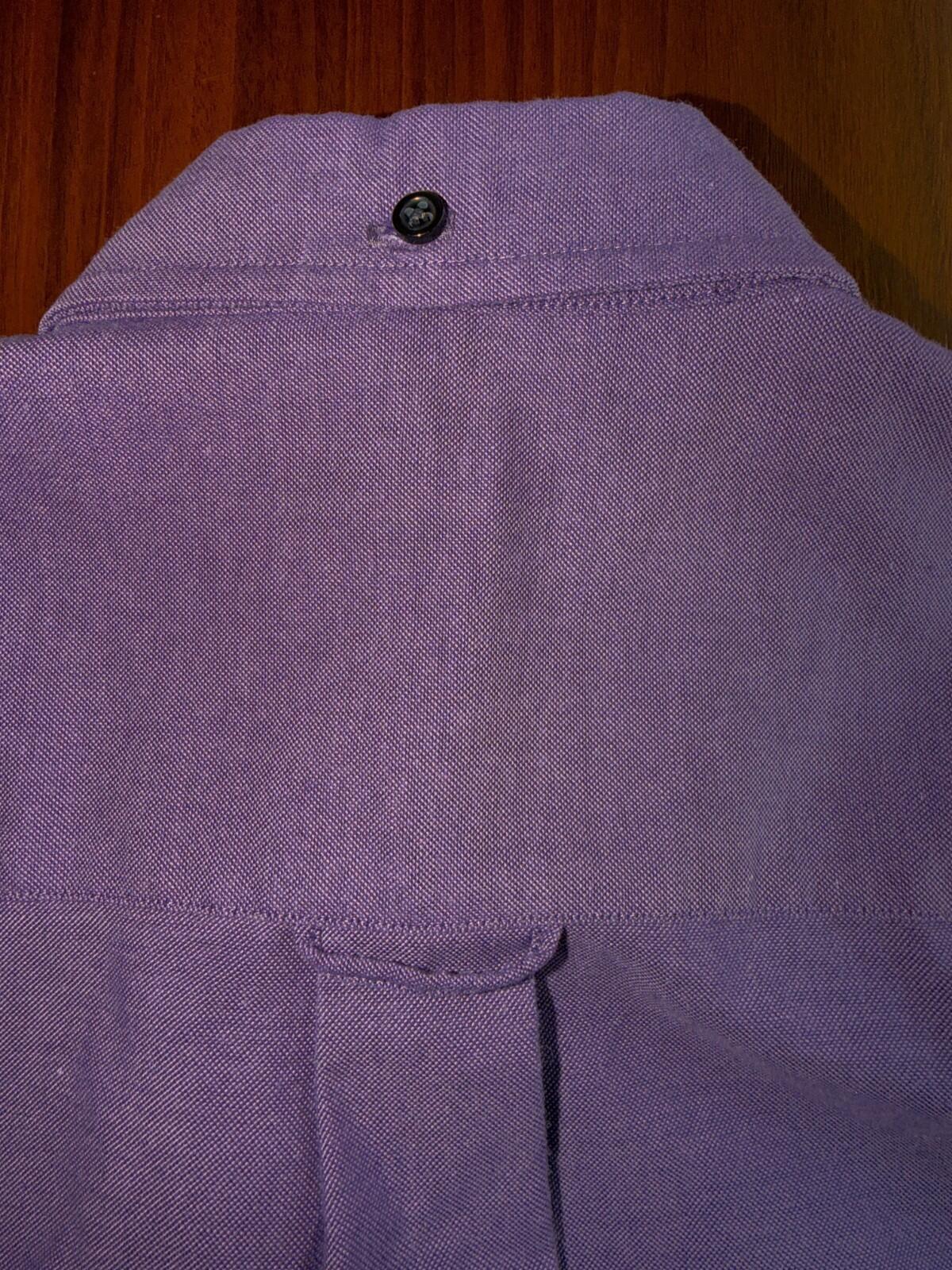 Lands' End Women's Purple Long Sleeve Oxford Button-Up - Size 6