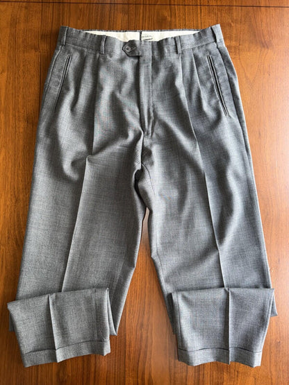 Nino Cerruti Men's Grey Dress Pants - Size 34