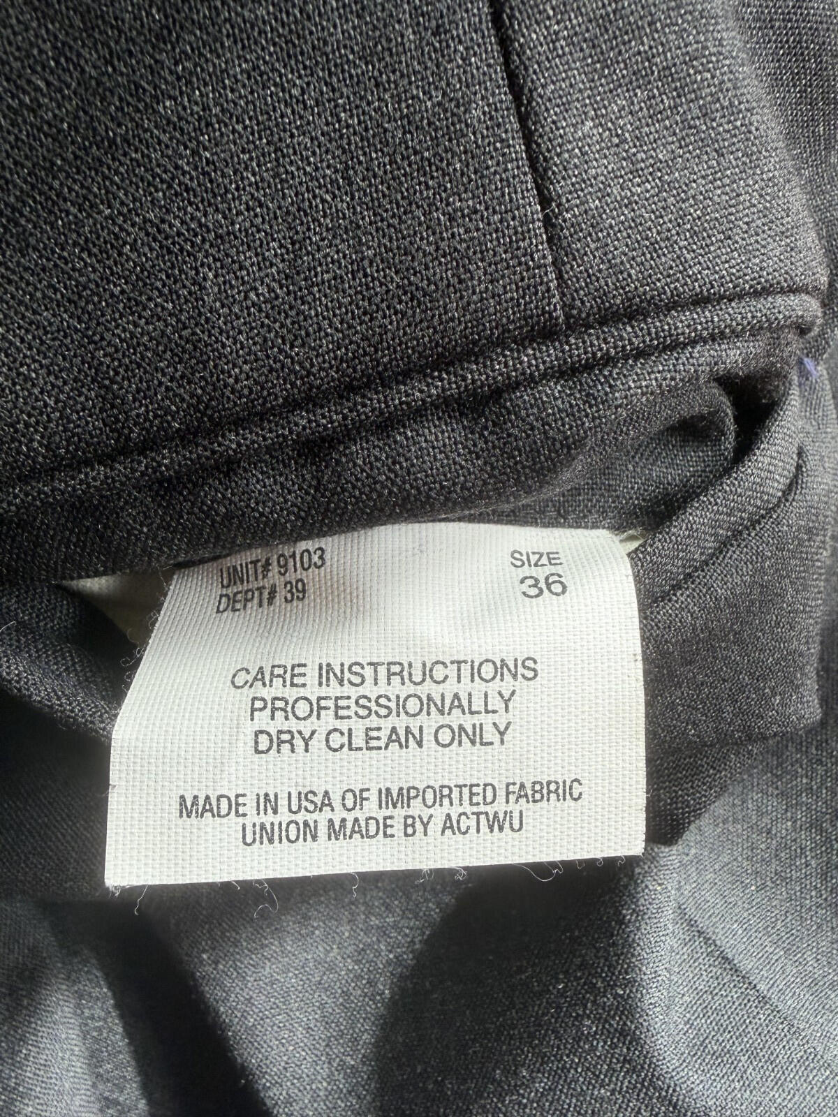Brooks Brothers Men's Brooksease Charcoal Grey Cuffed Dress Pants - Size 36x30