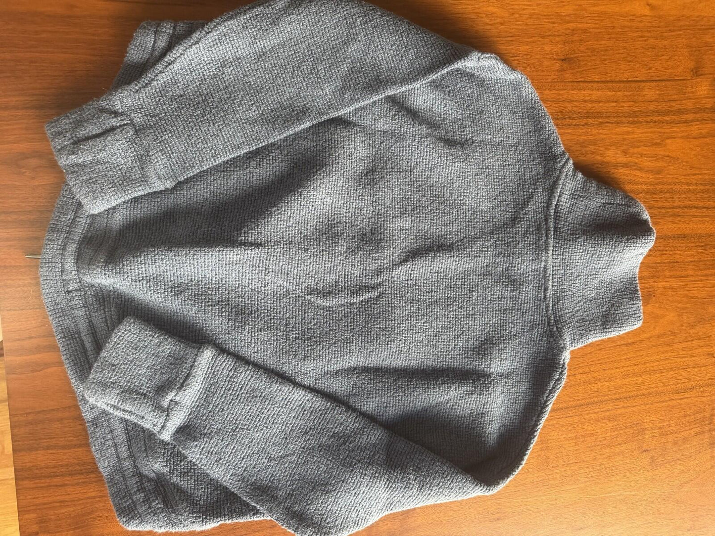 Sweaty Betty Harmonise Luxe Fleece Funnel Neck Pullover Blue - Size L
